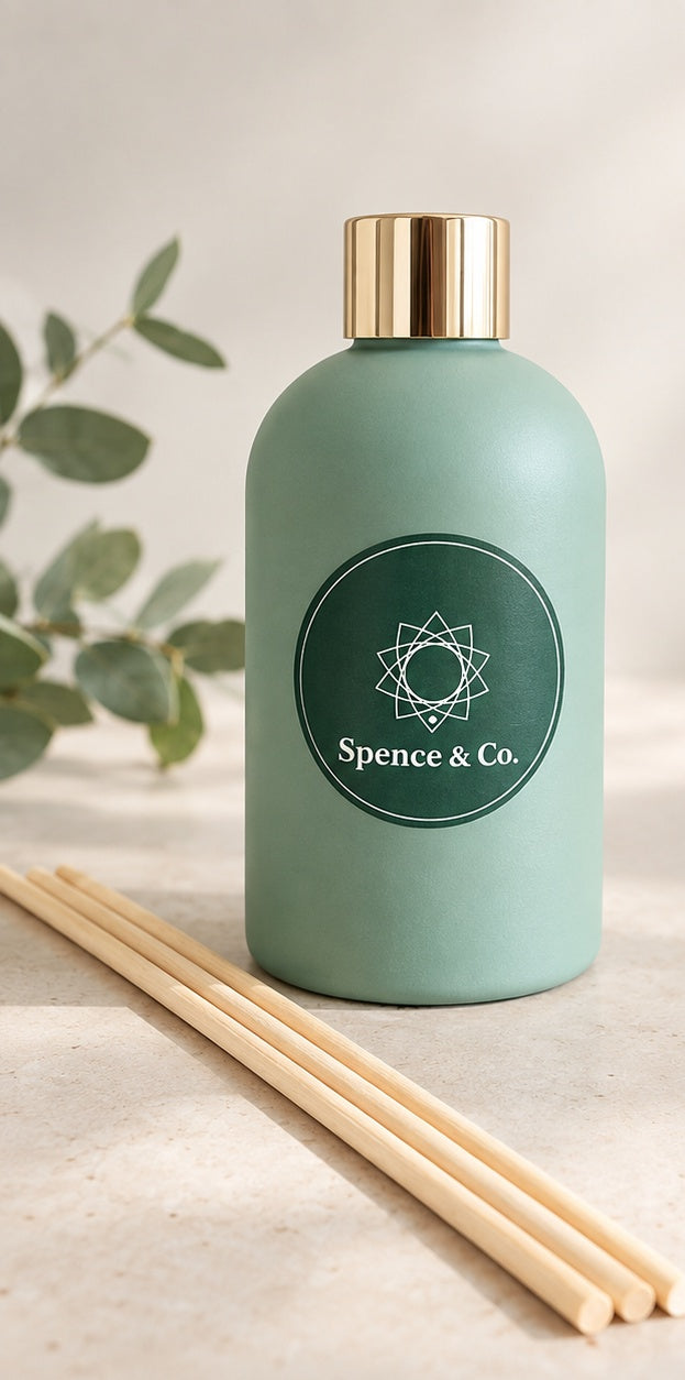 Spence & Co. Reed Diffuser | Sage Green | Home Fragrance