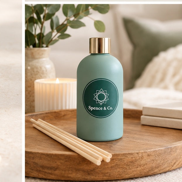 Spence & Co. Reed Diffuser | Sage Green | Home Fragrance